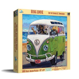 SUNSOUT INC - Hang Loose - 500 pc Jigsaw Puzzle by Artist: Connie R. Townsend - Finished Size 19" x 19" - MPN# 73035