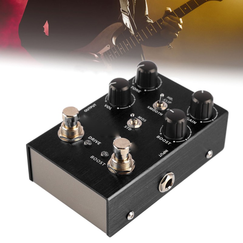 Guitar Effect Pedal Multifunctional Sound Volume Drive Tone Control Sound