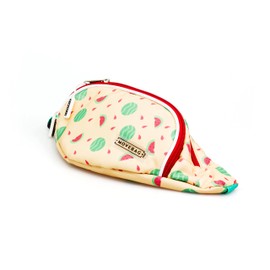 1buy3 Movebag Stylish Belt Bag Bum Bag for Men and Women Unisex 29 Designs Also as a Shoulder Bag or Running Bag, Watermelon Salmon