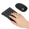 2.4G Wireless Ultra-Thin 22-Key Switch-Free Digital Keyboard Wireless Mouse Set