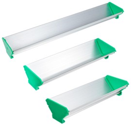 3 Pcs 8'' 10'' 16'' Dual Edge Aluminum Emulsion Scoop Coater for Silk Screen Printing Coating Tool - 3 Sizes