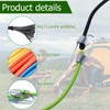 DITK-U 25 Pack Small Bungee Cords with Hooks 10 Inch
