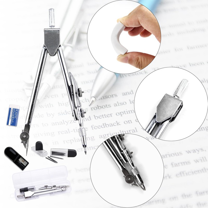 RobLuX Pack of 200 2B Compass Refills Compass Refills 2