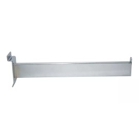 Exhivit  Mensula Colgador Recto,panel Ranurado Exhibipanel 30cm 4pz