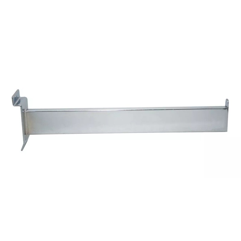 Exhivit Mensula Colgador Recto,panel Ranurado Exhibipanel 30cm 4pz