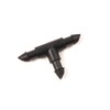 Raindrip 307010B, Barbed Tee, 1/4-Inch, 10-Pack, Drip Irrigation Fitting for