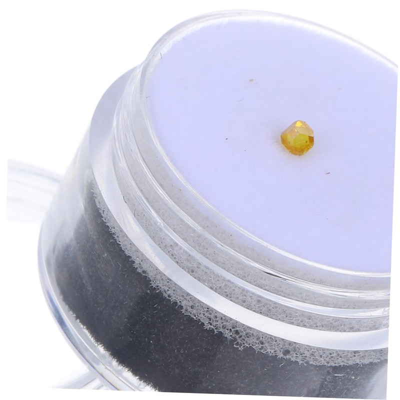 Hohopeti Artificial Diamond Sample Lab-Grown Diamond Specimen Educational Decor for