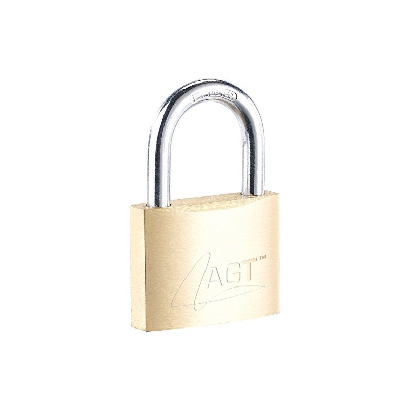 AGT 43mm Brass Hanging Padlock 6 Keys (Outdoor Lock, Padlock