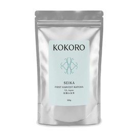 Matcha KOKORO LIFE  Japons Orgnico Premium (100gr) alta calidad de Uji  Primera Cosecha, Ceremonial y 100 Puro                                        