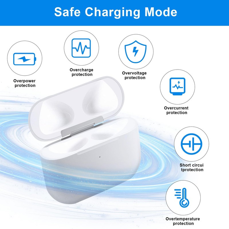 Quevati Wireless Charging Case Compatible with Air Pods 3, Wireless