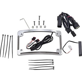 Custom Dynamics TF05-SS6-C Radius License Plate Frame - Chrome