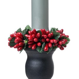 Rice Berry 1.5 Inch Candle Ring Red