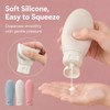Travel Bottles, 3 Piece Leakproof Squeezable Containers