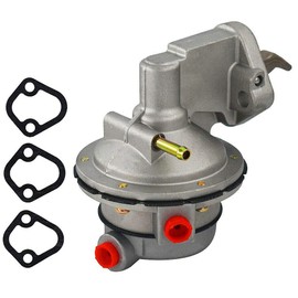 MerCruiser Mechanical Fuel Pump - Replaces 818383T, 861677T, Sierra 18-8860 - Fits MarkV MerCruiser 454, 502, 7.4L, 8.2L - Mounts to Sea Water Pump - Gaskets Included