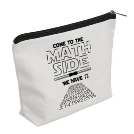 WZJHCL Math Teacher Makeup Pouch Science Cosmetic Bag Math Lover Gift Come To The Math Side We Have Pi - Math Storage Pouch, Math Side, Fashion