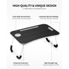 FISYOD Foldable Laptop Table, Portable Lap Desk Bed Table Tray,
