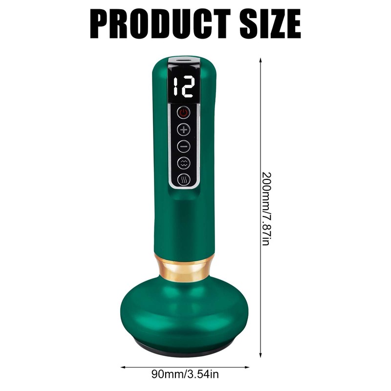 Anti Cellulite Electric Massager, 12 Gears Cupping Massager Against Cellulite,