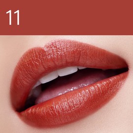 CARSLAN Moisturizing Creamy Lipstick, Long-lasting High Pigmented Lip Color, Smooth, Hydrating, Tangerine Red, 11