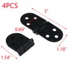 T Tulead Folding Flip Top Hinges Zinc Alloy Butler Tray