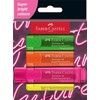 Faber-Castell 254600 Highlighter Set 46, Set of 4, Neon Colours,