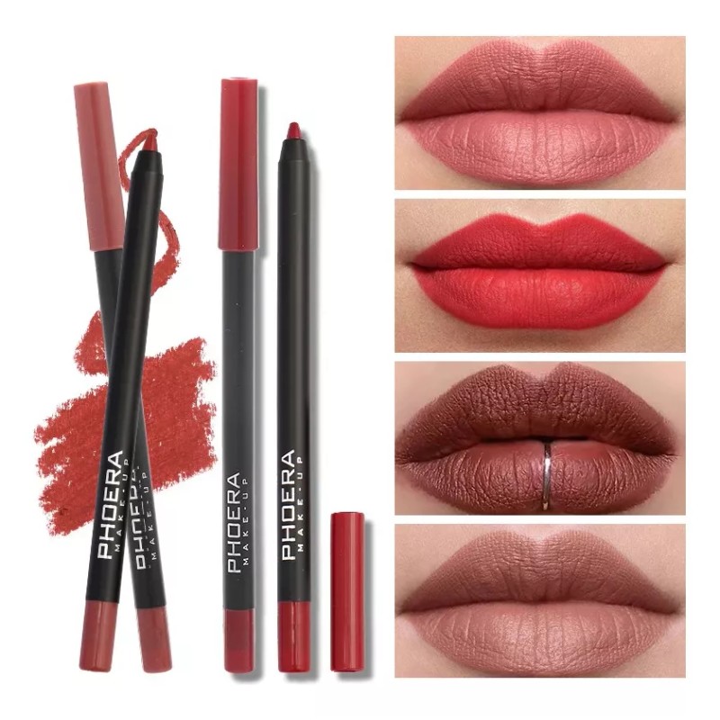 Phoera Lápiz Delineador Labios Phoera Mate Larga Duracion Waterprof