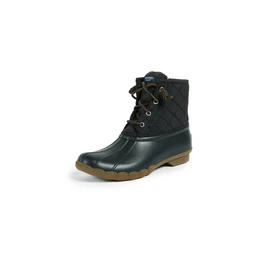 Sperry Women's Saltwater Boots, Black, 7.5 W