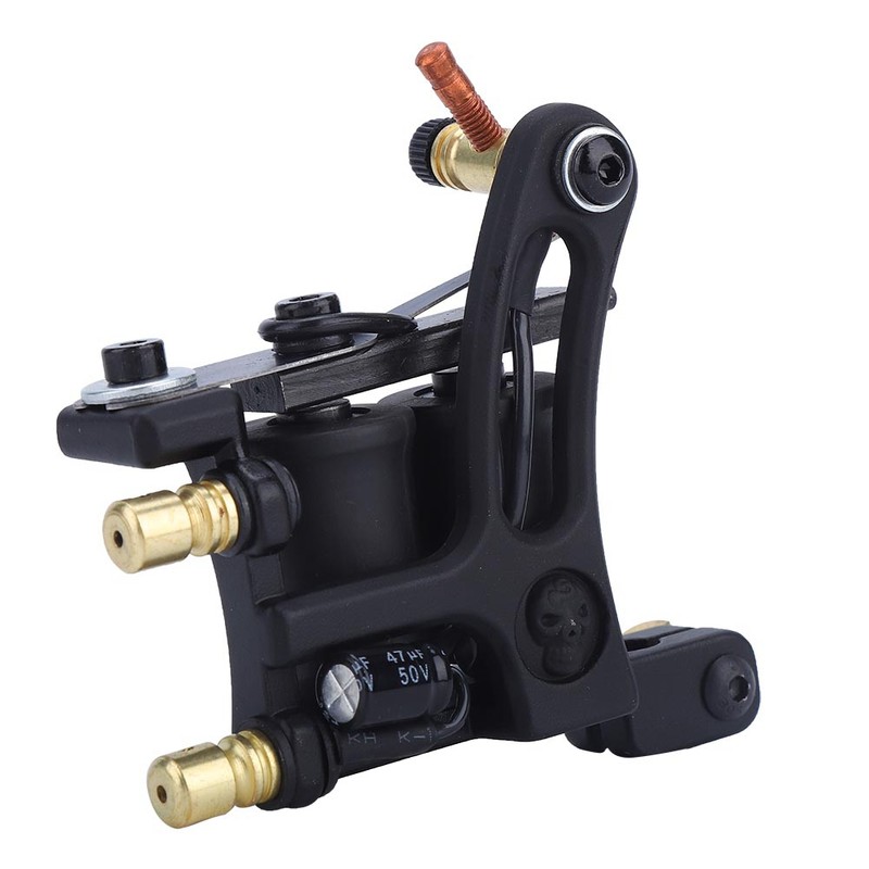 10 Warps Coils Wire Unique Pattern Tattoo Machine Gun Alloy