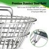 Charcoal Basket with Divider for Large Big Green Egg and