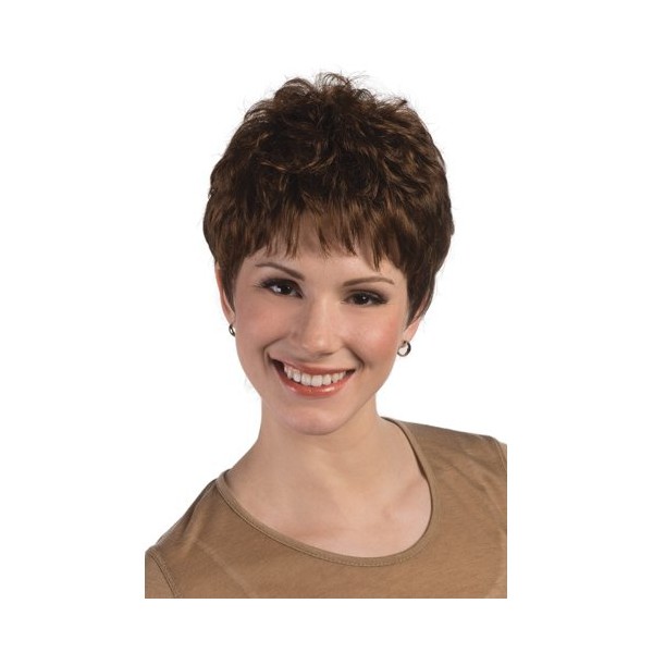 Estetica Design JAMIE Semi-wavy short Bang layered Womens Wig R6-10