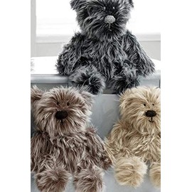 King Cole 9120 Knitting Pattern Luxury Fur Teddy Bears in Luxury Fur