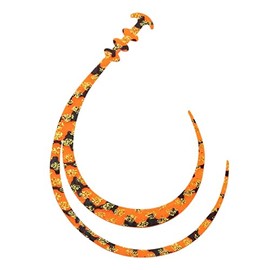 Shimano ED-R03W 005 ED-R03W 005 Tai Raba Fugetsuki Bakubaku Tie, Single Curly, S Size, Orange Dot