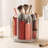 Glorlliant Makeup Brush Holder, 360° Rotating Makeup Organiser Storage 5