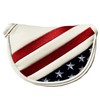 Stars & Stripes Patriotic Golf Half Mallet Putter Headcover, Center