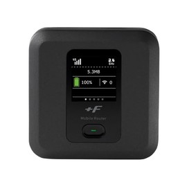 【Authorized Dealer】Fuji Soft +F FS040W Mobile Router SIM Free Terminal Home・Outdoor・Car Use Continuous Communication Up to 20 Hours