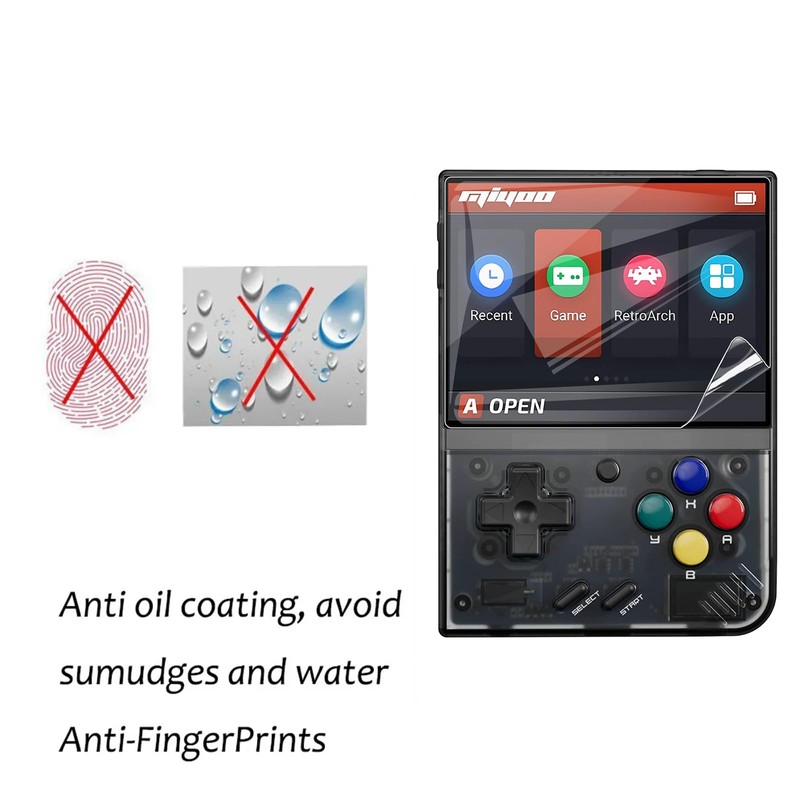 MEMELOKA Screen Protector for Miyoo Mini Plus, [Pack of 2]