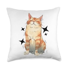 Cinco De Mayo Cat and Tacos Lover Design Co. Cinco De Mayo Cat and Tacos Lover Funny Design Throw Pillow, 18x18, Multicolor