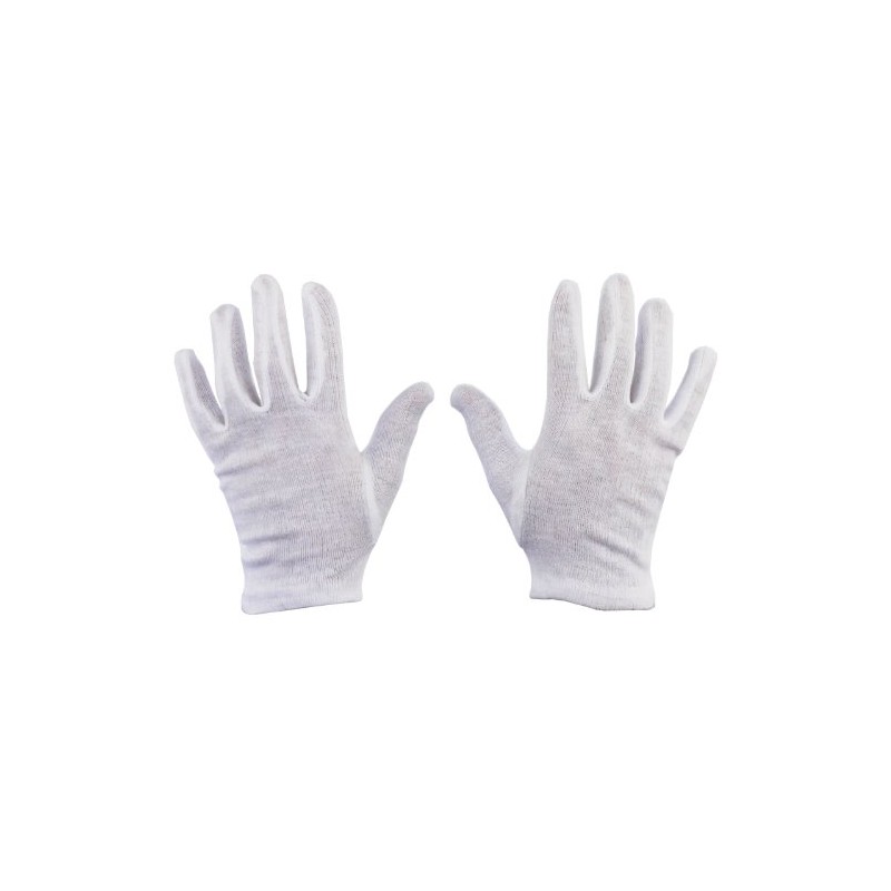 1 Pair Size 8 100% Cotton White Gloves Health Music