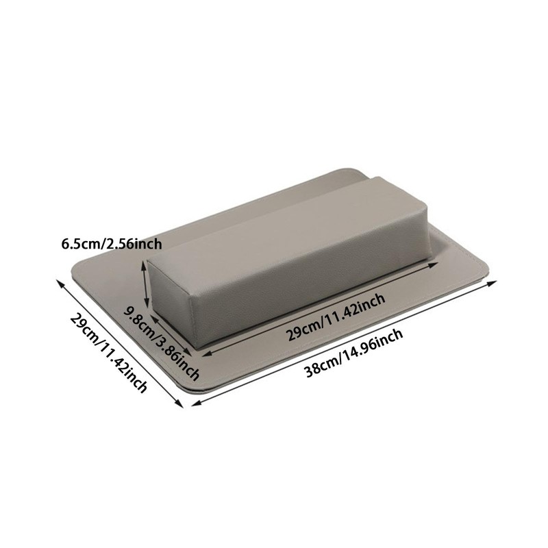 perfeclan Nail Arm Rest with Table Mat,Manicure Armrest Cushion,Professional,Soft,Easy to