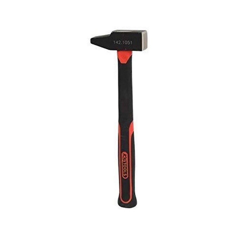 KS Tools 142.1051 Fitters hammer, French form, fiberglas handle, 400g