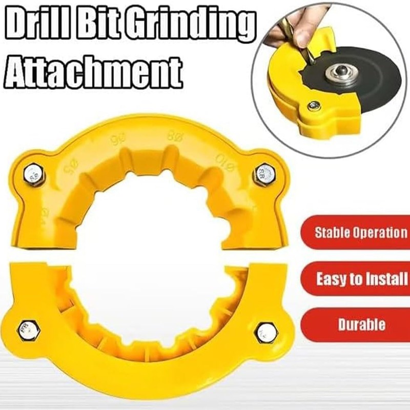 2025 New Drill Bit Sharpener, Drill Bit Grinding Attachment, Drill