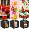 100 Pcs Candy Apple Boxes with Hole Caramel Apple Boxes