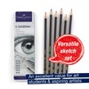 Faber-Castell Graphite Sketch Pencil Set - 6 Graphite Pencils (2H,