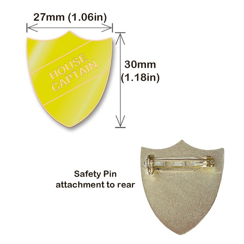 House Captain Enamel Badge (YELLOW)