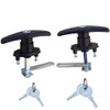WJSKDQ Truck Cap Camper Shell T-Handle Lock Latch Replacement Parts,Matching