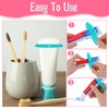 8 Pcs Plastic Toothpaste Tube Squeezer Holder Clip Roller Tool