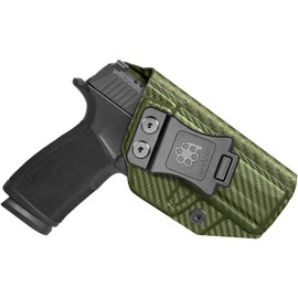 Amberide IWB & OWB KYDEX Holster Fit: Sig Sauer P365 XMacro Pistol, Inside Waistband Concealed Carry, Adjustable Cant & 'Posi-Click' Retention, USA Made by Amberide