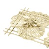 Ginkgo Leaf Wall Hanging Decor Metal Iron 3D Golden Ginkgo