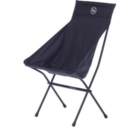 Big Agnes Big Six Camp Chair - High & Wide Camping Chair with Aircraft Aluminum Frame, Black