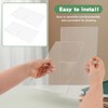 Ranjaner Acrylic Book Stand Clear X-Shaped Holder for Cookbook Reading