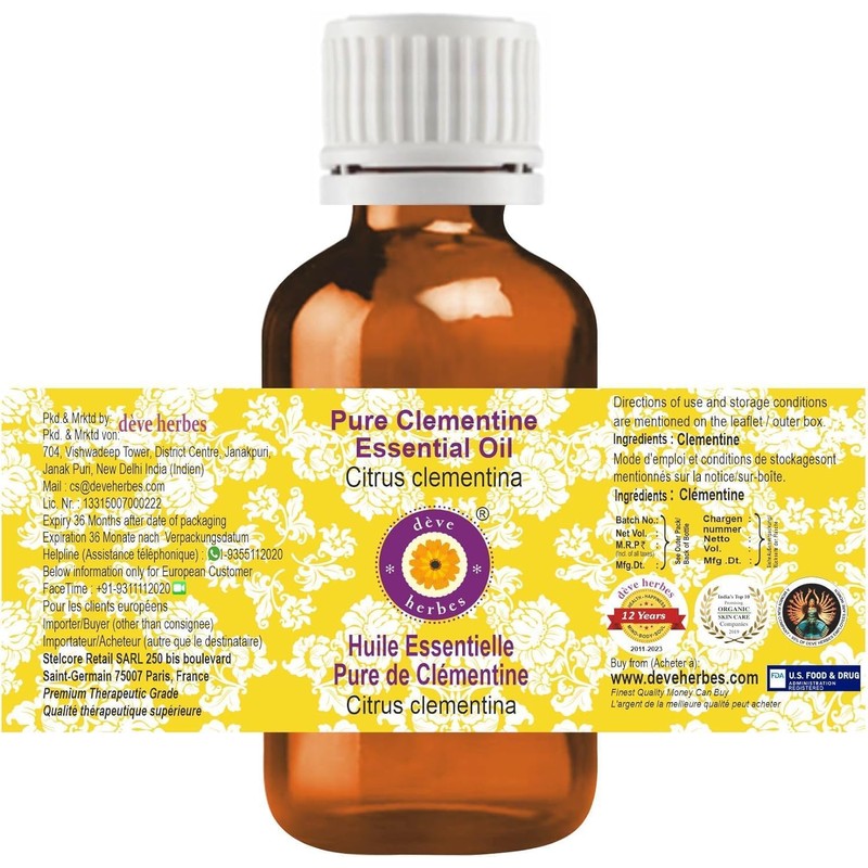 Deve Herbes Pure Calamus Essential Oil (Acorus Calamus) Steam Distilled